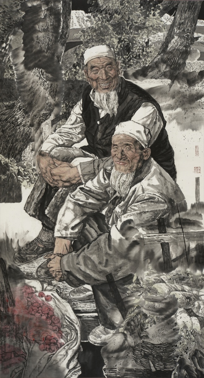 朝圣在艺术的路上——观艺术家李宽人物画近作-博宝艺术网