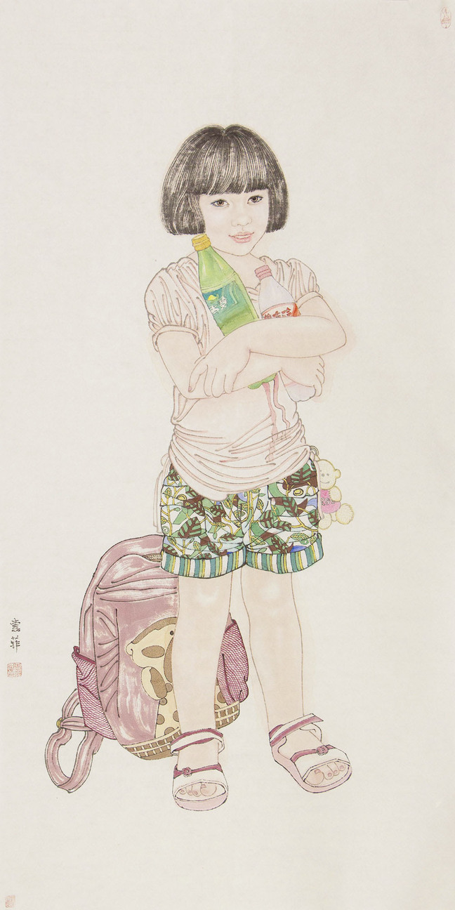 博宝·资讯 | 惠菲国画人物作品赏析:内容与形式完美统一