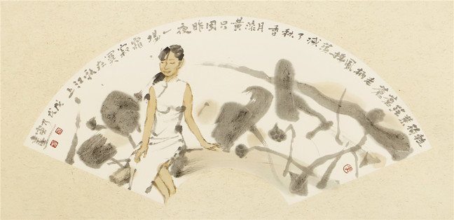 李乃宙 荷塘清香 60x22cm.jpg 李乃宙 荷塘清香 60x22cm.jpg