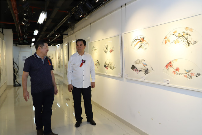 "墨韵花香-马亮中国画作品展"于博宝美术馆隆重开幕