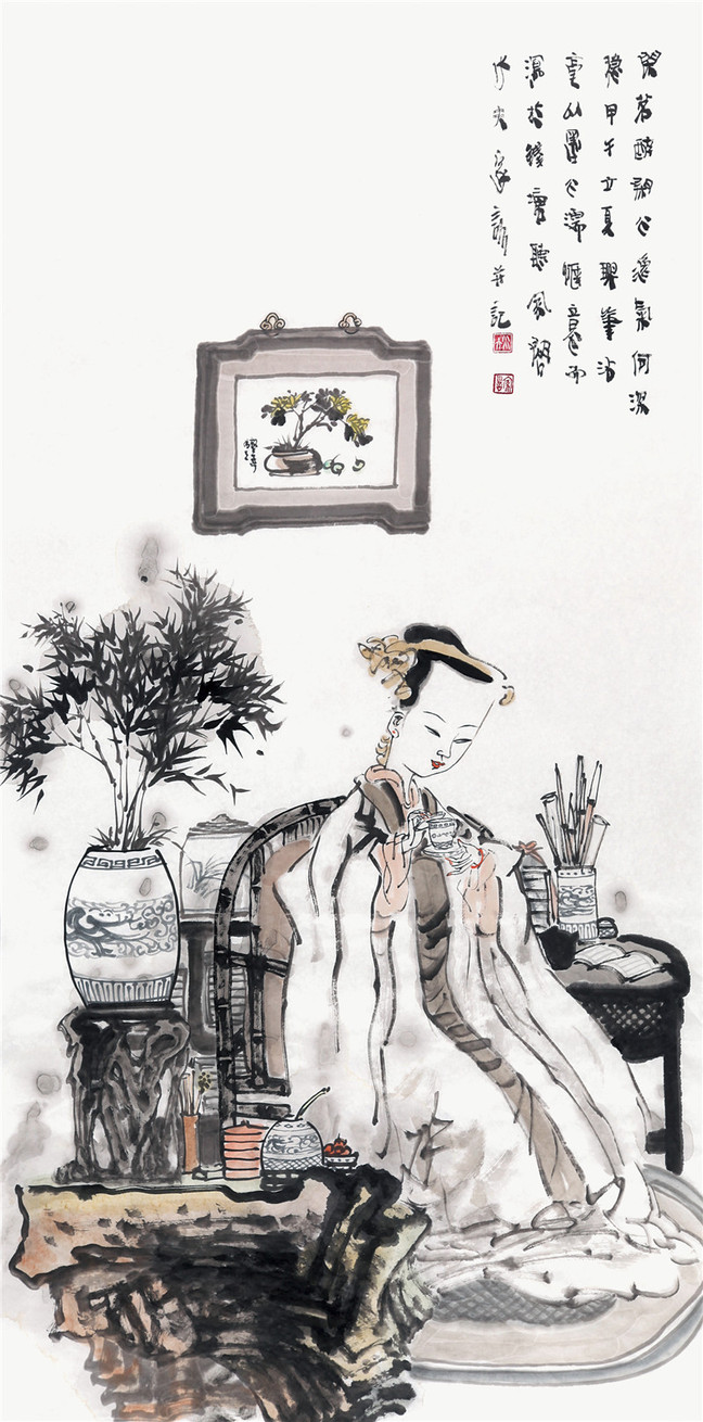韵文华书画院艺委会秘书长 浙江省中国人物画研究会理事 文化传承