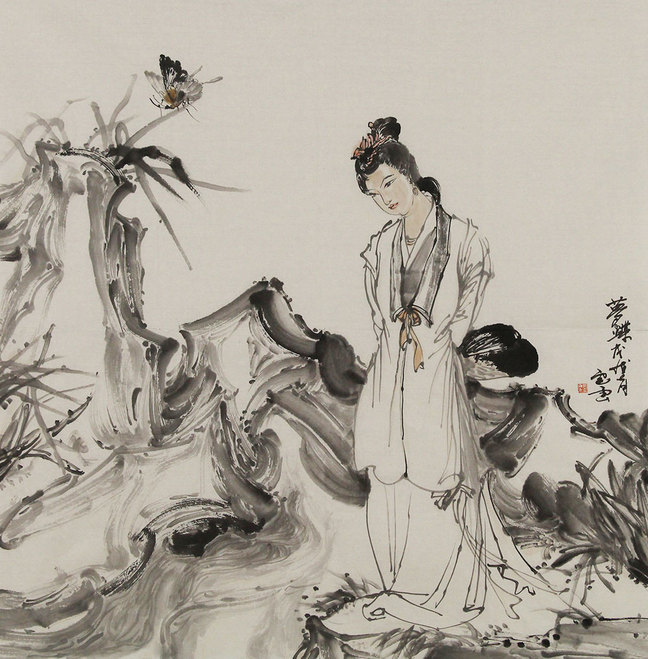卢云人物画作品赏析 | 温婉雅致 意境幽深【博宝·资讯】