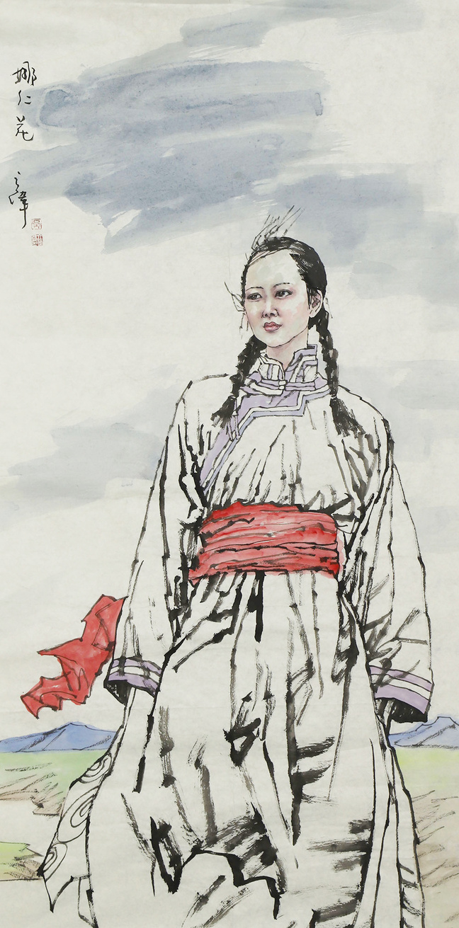 吴立伟人物画作品赏析 | 折射少数民族的风土人情【博