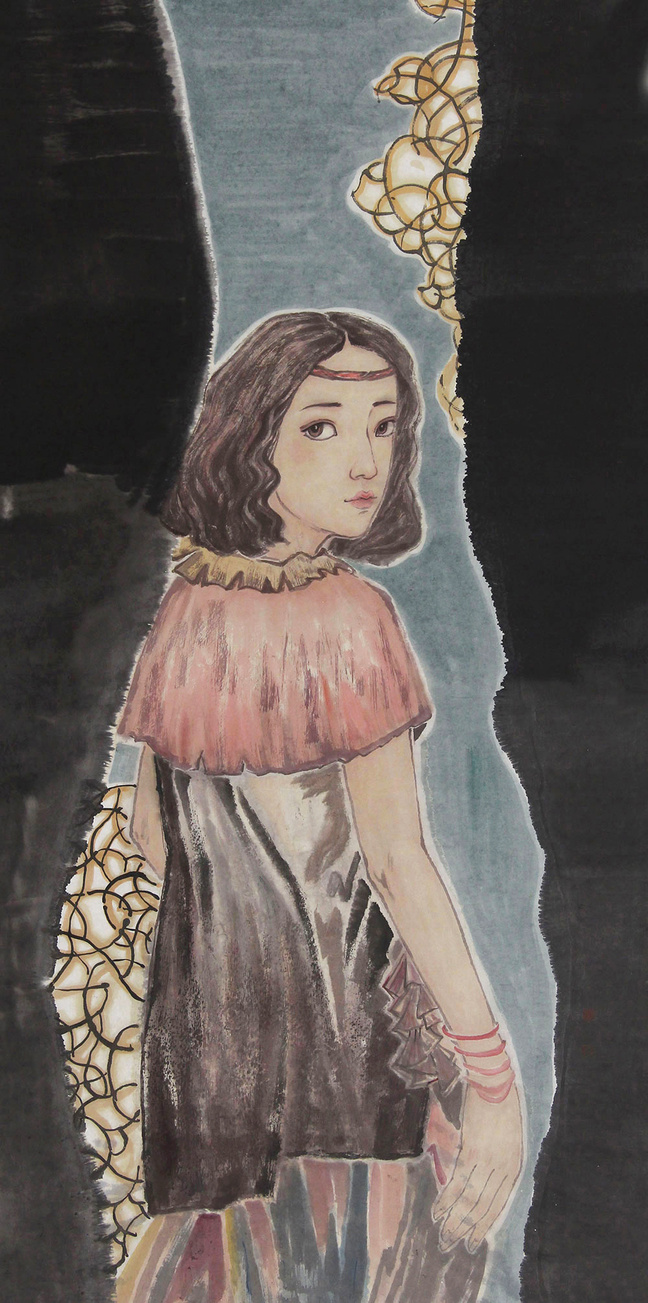 生动逼真,娴熟静美,美仑美奂-艺术 艺品万家 刘帅 国画 人物