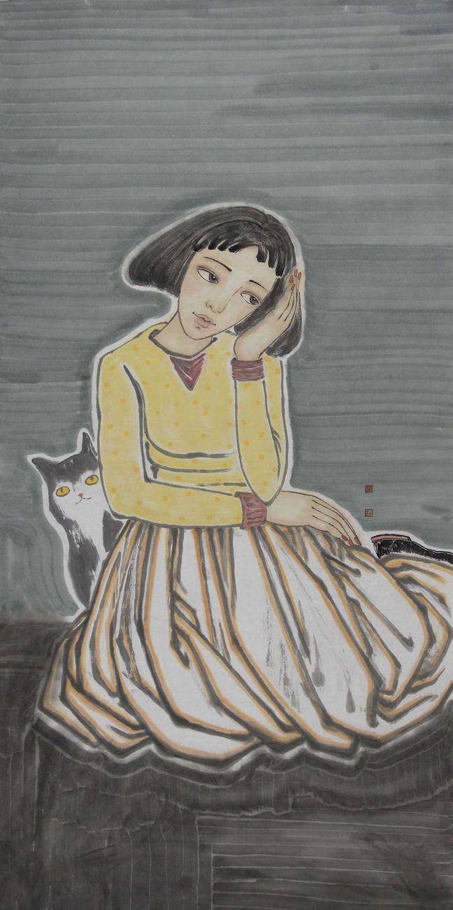 博宝·资讯 | 刘帅国画人物作品赏析:娴熟静雅,意境深幽