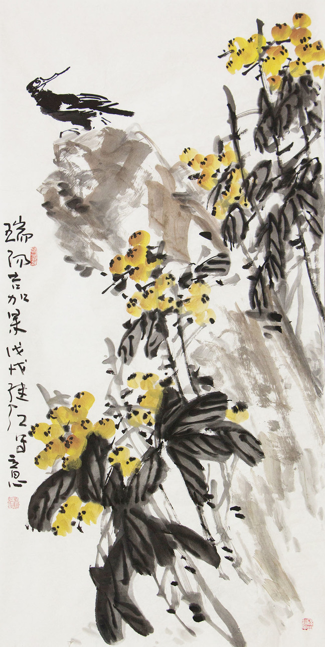 刘继红国画花鸟作品赏析 | 笔墨写意,托物寄情【博宝·资讯】