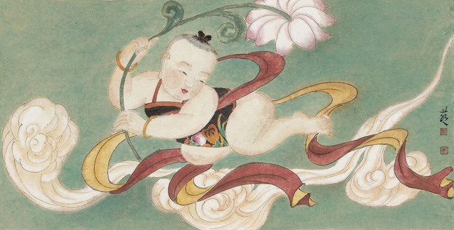 【博宝展讯】丨百子纳福——张红燕国画精品展暨《百子纳福》专辑首发