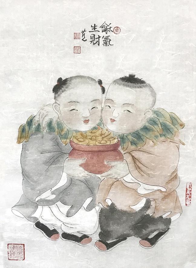 【博宝展讯】丨百子纳福——张红燕国画精品展暨《百子纳福》专辑首发