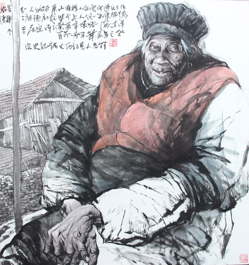 90cm×90cm于永华国画作品《我要读书》作品欣赏于永华,辽宁大连人,现