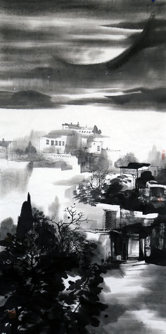 田希军上合20周年人文与工业展当代中国画博宝艺术网